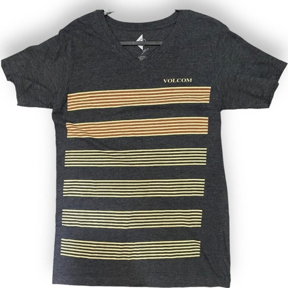 Men's Volcom‎ Short Sleeve T-Shirt Y2K Front Graphic Size Small S